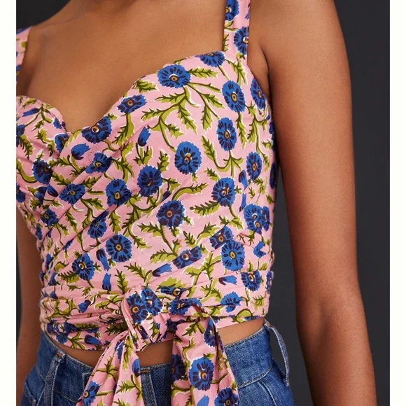 Eddy Cross Front Bustier top - Picture 2 of 5